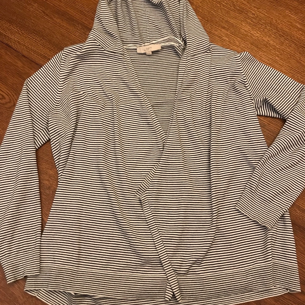 Loft Hooded Cardigan Size Large